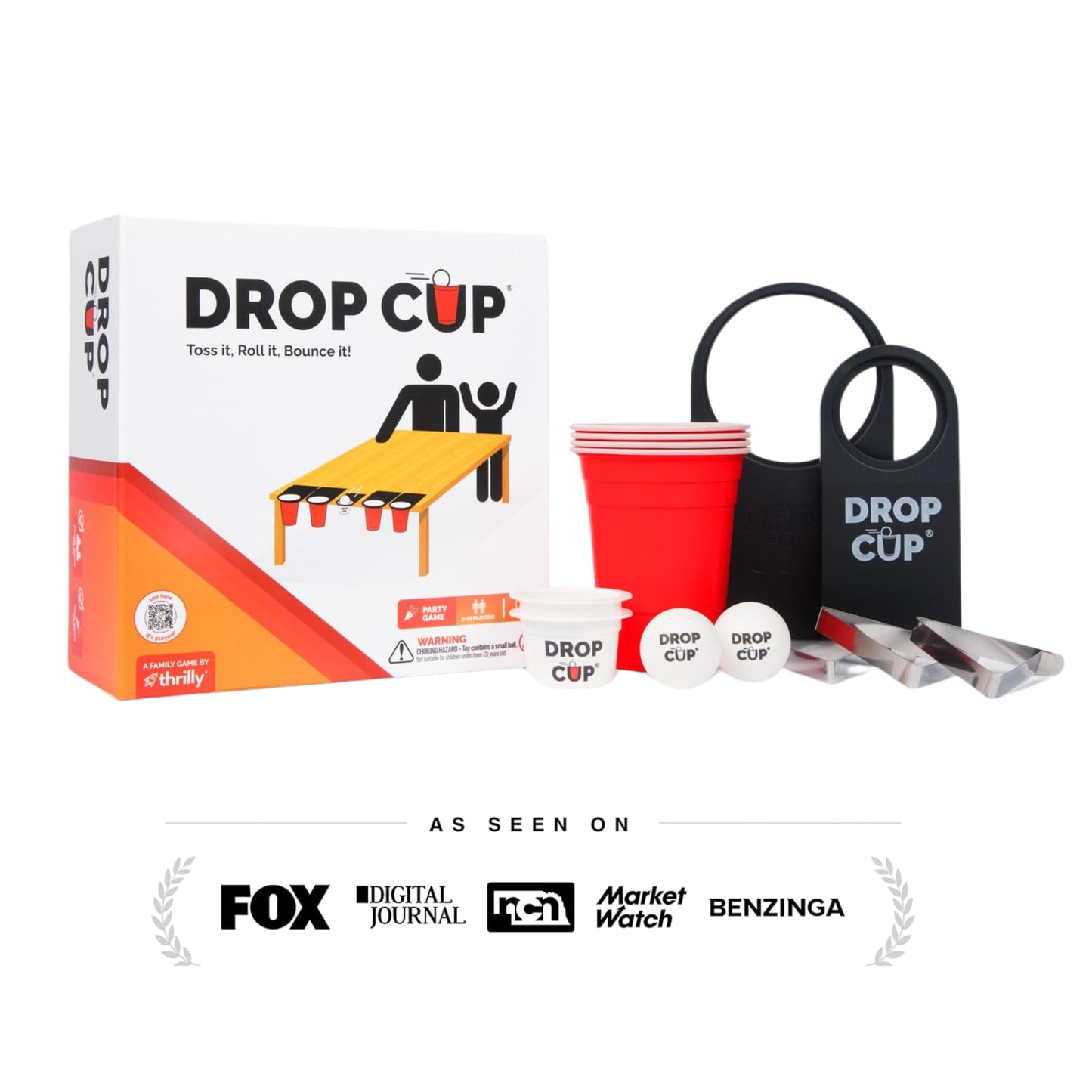 The Addictive Clip and Play Table Pong Game for All Ages - Transform Any Surface Into a Party Zone | Ideal for Family Fun, Parties, and Gifts