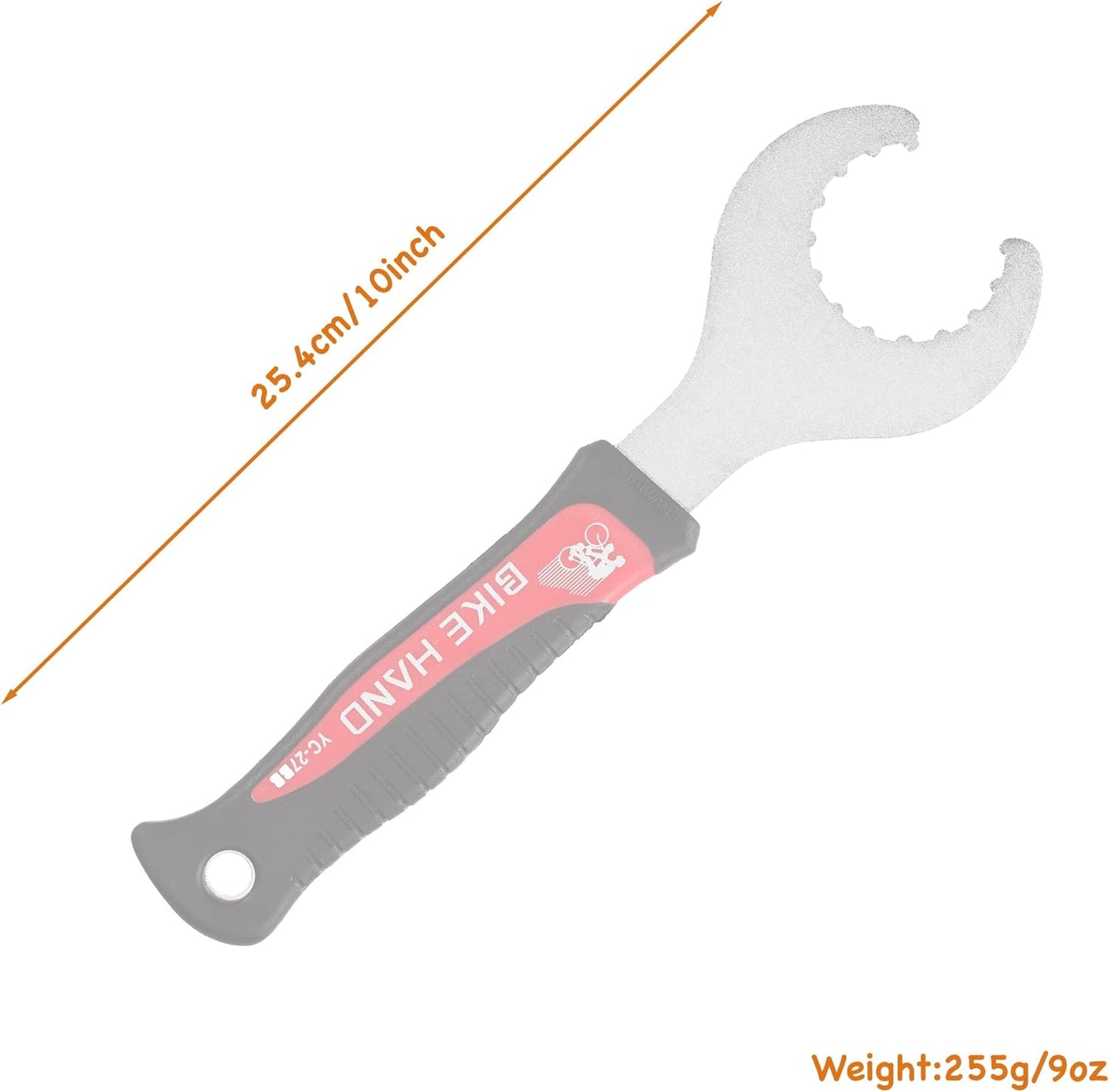 BikeHand Bicycle Bottom Bracket Tool - Compatible with Shimano Hollowtech II/BB9000, BBR60, M8000, Sram Dub, Truvativ GXP, FSA Mega EVO or Campagnolo Ultra-Torque