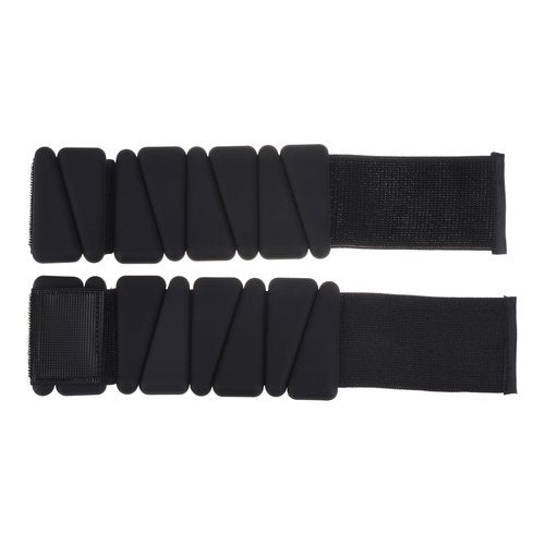 M METERXITY Wrist & Ankle Weights - Adjustable Silicone Bracelet Wrist Weights for Men Women, Apply to Yoga, Pilates, Aerobics (Black)