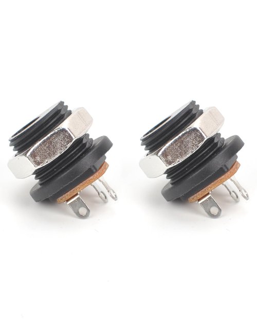 MUGLFPT (2 Pack) Power Plug Connector for TreadLife Fitness Bikes, for Bowflex Max Trainer Peloton/Nautilus/Schwinn Fitness Scooters Connector Input Cord, Replaces 8001352, 290160, 8003600