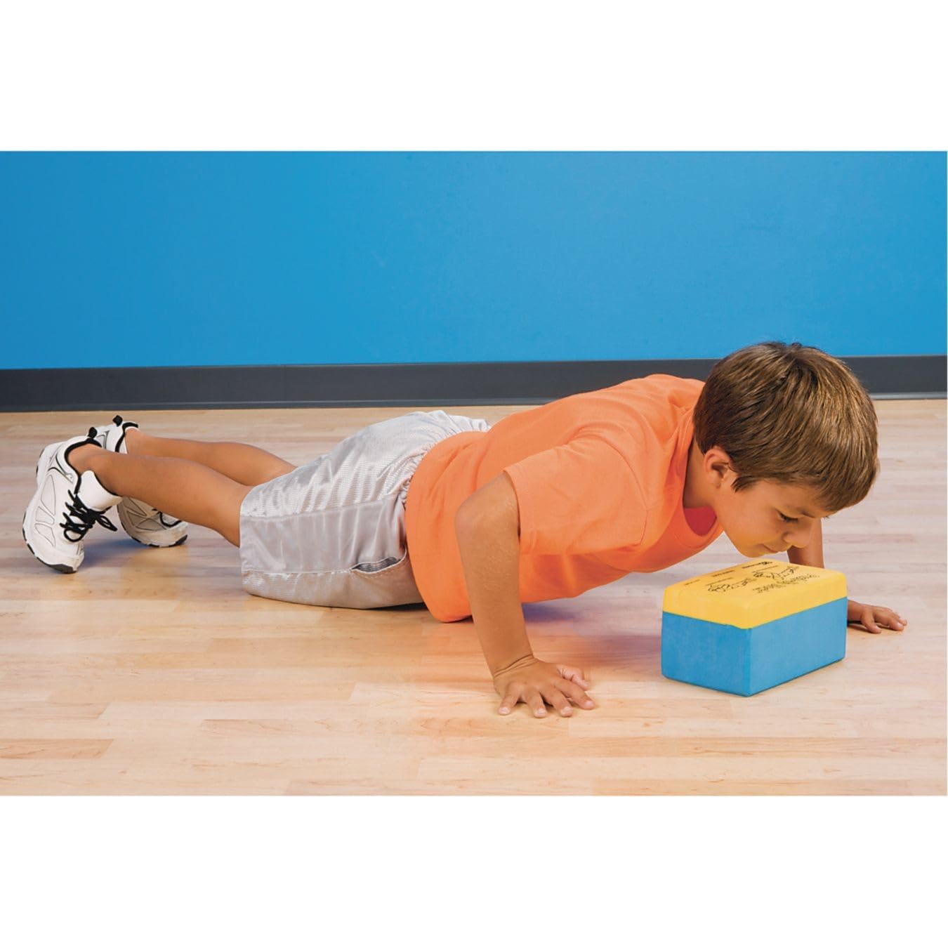 Foam Push-Up Block for Exercise - 8” x 5” x 4.25” - S&S Worldwide Fitness Gear