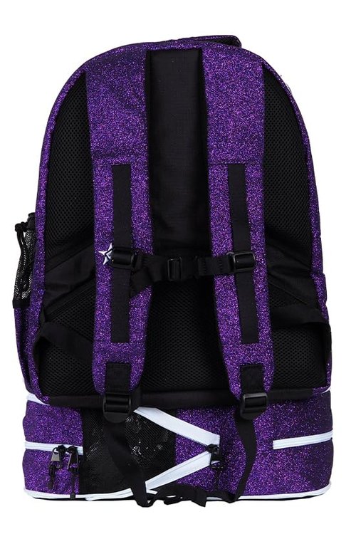 Rebel Dream Bag in Amethyst with White Zipper