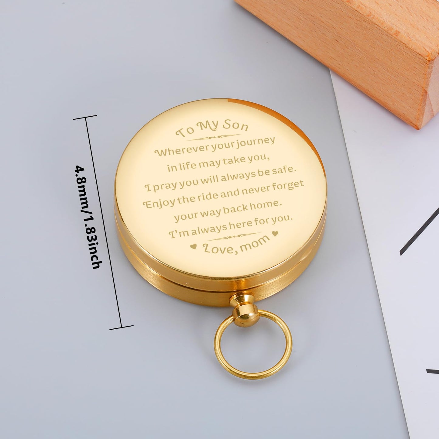 Compass Gifts for Son from Mom Stocking Stuffers for My Son Compass for Sons Sons Gifts for Birthday for Teen Boys My Son from Mom Dorm Essentials Christmas Stocking Stuffers for Teen Boys
