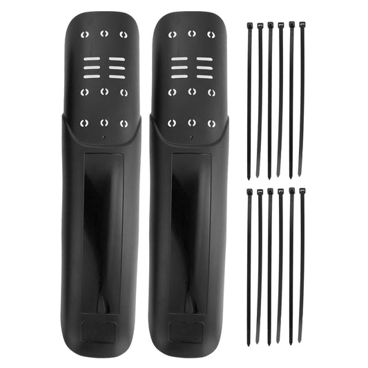 HZ-MONSTAR 2Pcs Universal Mountain Bike Mud Guard, Adjustable Road Mountain Bicycle Mud Guard, Bicycle Rear and Front Mountain Bike Mud Guard Set, 14.37“ Length 3.15” Width