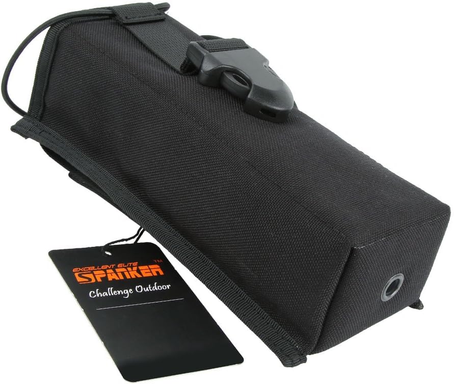 EXCELLENT ELITE SPANKER Tactical Universal Radio Holster Pouch Holder Case Bag Molle Adjustable Military Walkie Talkie Holder