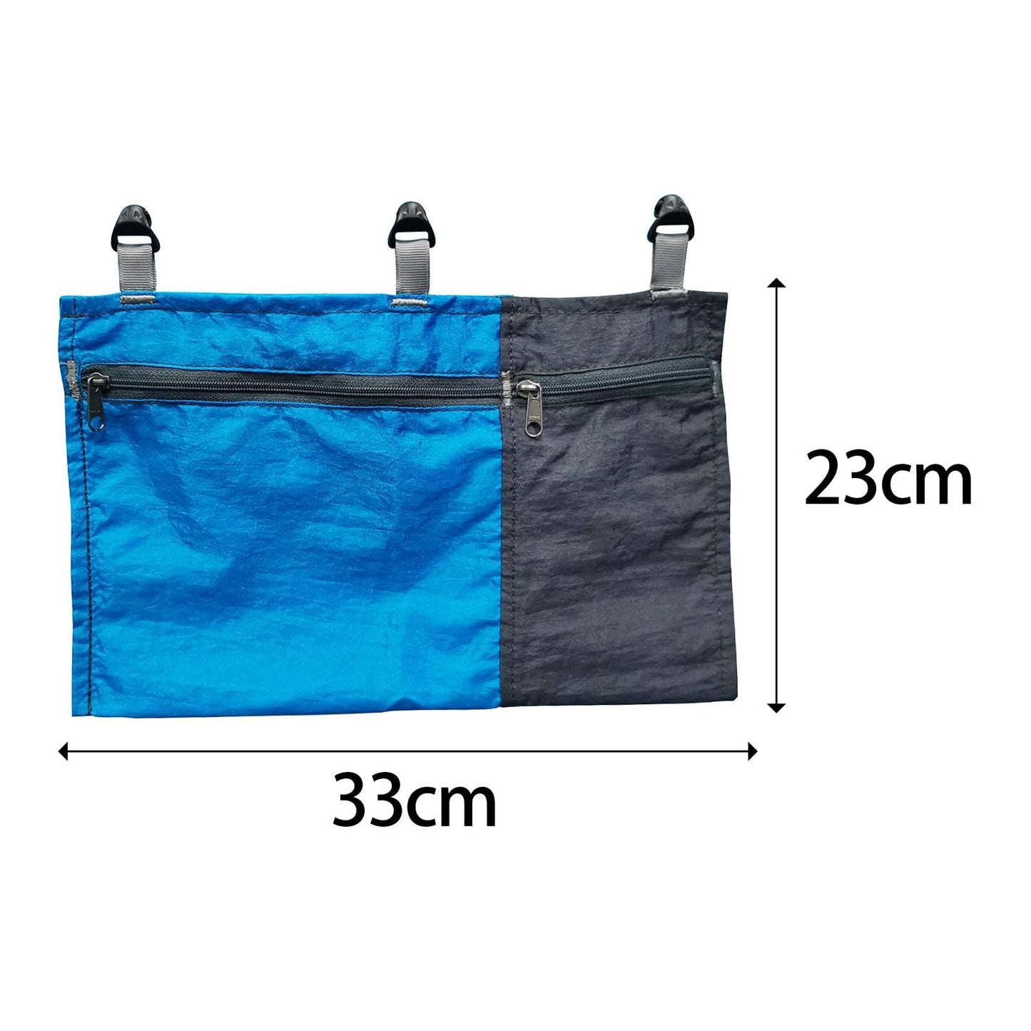 Amagogo Hammock Organizer Bag Dangling Pouch, Portable Hammock Storage Bag Storage Container for Camping Climbing Hiking Outdoor Sports, Blue