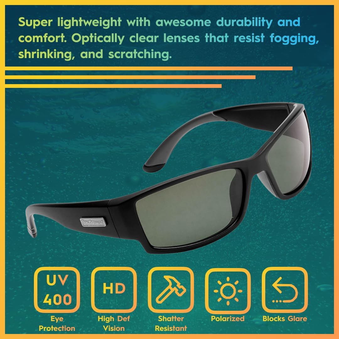 Flying Fisherman Razor Polarized Sunglasses - AcuTint UV Blocker for Fishing & Outdoor Sports