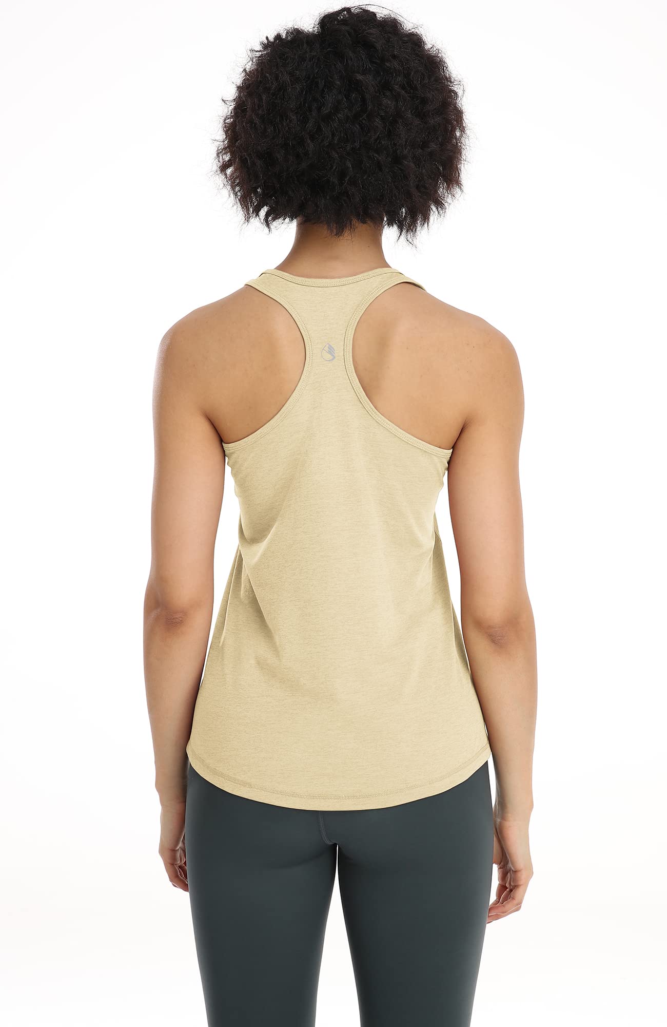 icyzone Women's Racerback Workout Athletic Running Tank Tops (Pack of 3)
