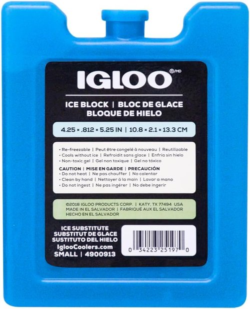 Maxcold Ice Block by Igloo - Small Size, 12-Pack for Ultimate Cooling