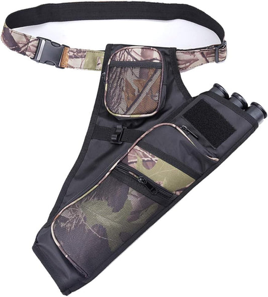 XTACER 3 Tube Hip Quiver Hunting Training Camo Archery Arrow Quiver Holder Bow Belt Waist Hanged Target Quiver