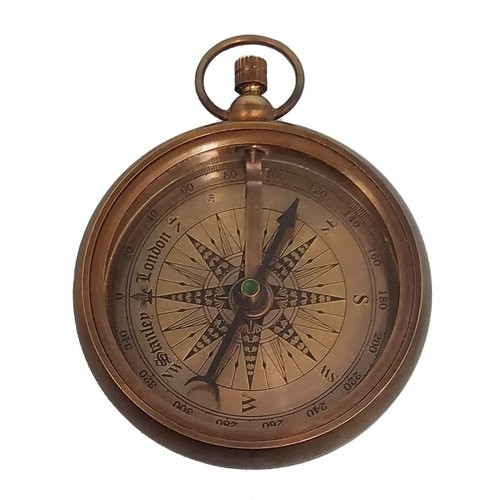 Engraved Compass for Son, Grandson | Personalized Baptism Gifts for Boys | Graduation Gift for Him (FBA - Behind You)