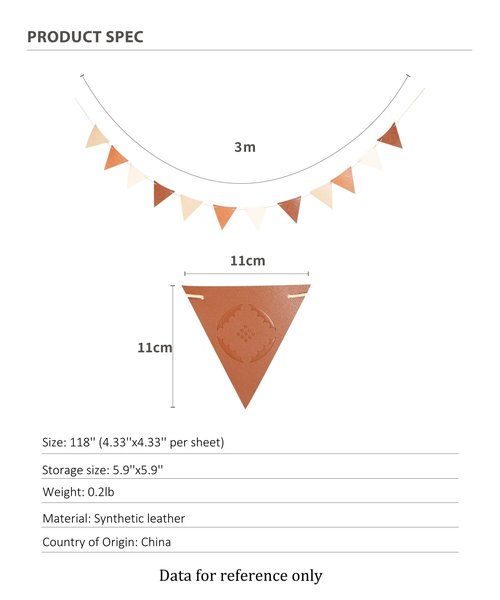S'more Camping Garland Lightweight Outdoor Glamping Decor