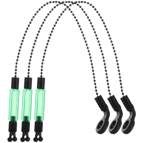 Toddmomy 3pcs Fishing Alarm Fishing Accessories Carp Bite Indicator Iron Fishing Alarm Hanger Rack Fishing Tool Supplies Fish Bite Alarms Fishing Alarm Chain Fishing Bite Alarm