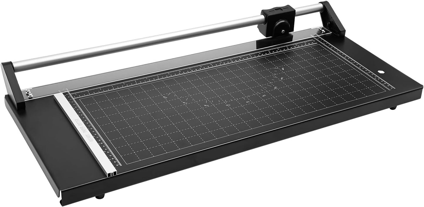 36 Inch Paper Cutter Heavy Duty Paper Cutter for A4 Paper Guillotine Rotary Paper Cutter for Offices Schools and Crafts
