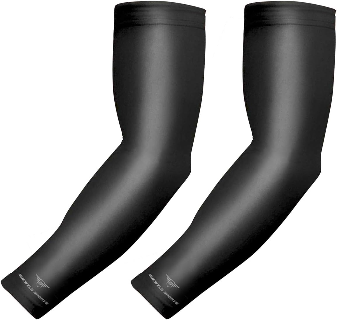 Solid Color Compression Arm Sleeves by Bucwild Sports Youth & Adult (1 Pair)