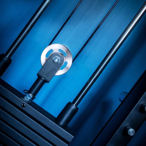 balacoo 6pcs Pulley System for Home Gym, Aluminum Alloy Cable Pulley Wheel for Gym Equipment Exercise Machine Pulldown Attachments