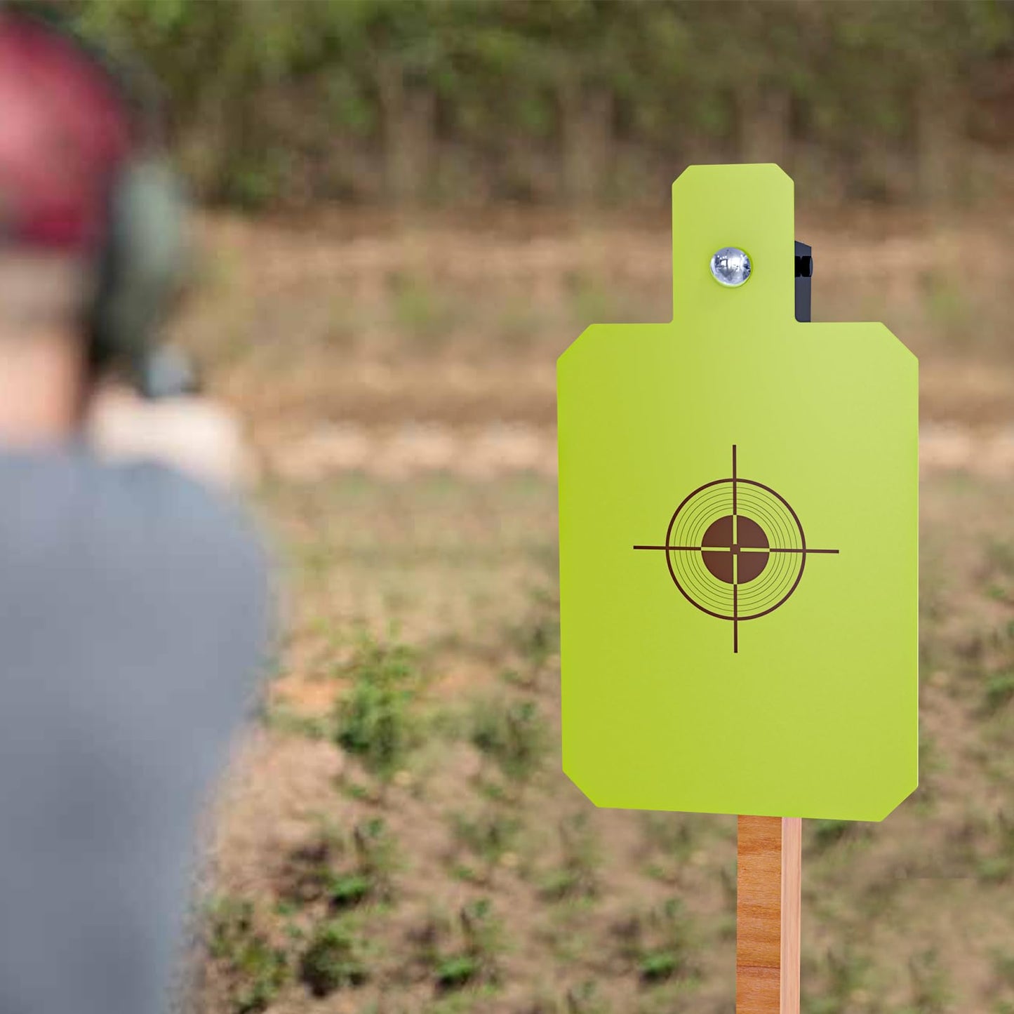 2x4 Steel Target Hanger | AR500 2x4 Shooting Target Stand Brackets | Targets Holders for Shooting | Steel Gong Targets Conversion Adapter for Range | Indoor | Outdoor 1 Pack