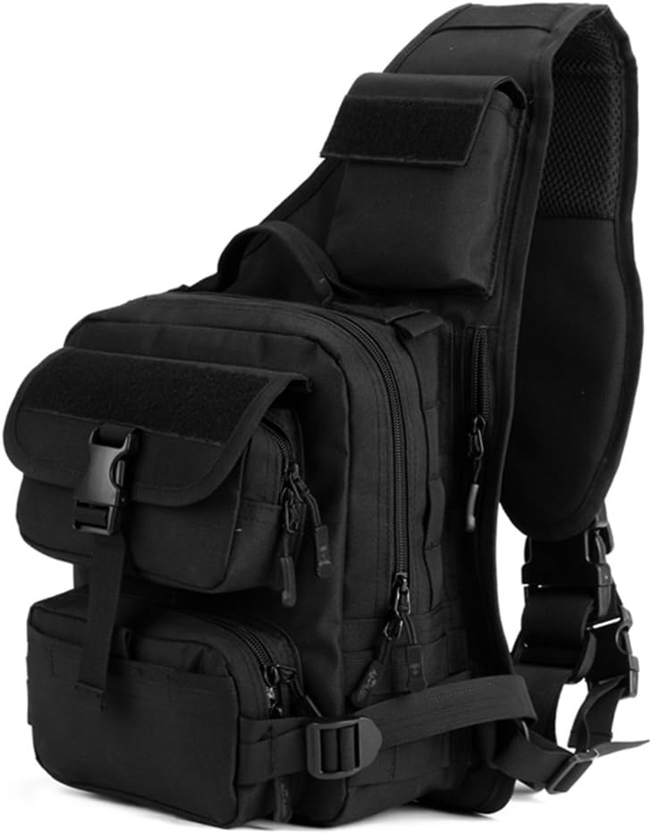 Tactical Military Sling Pack - Molle Chest Daypack Backpack for Outdoor Use
