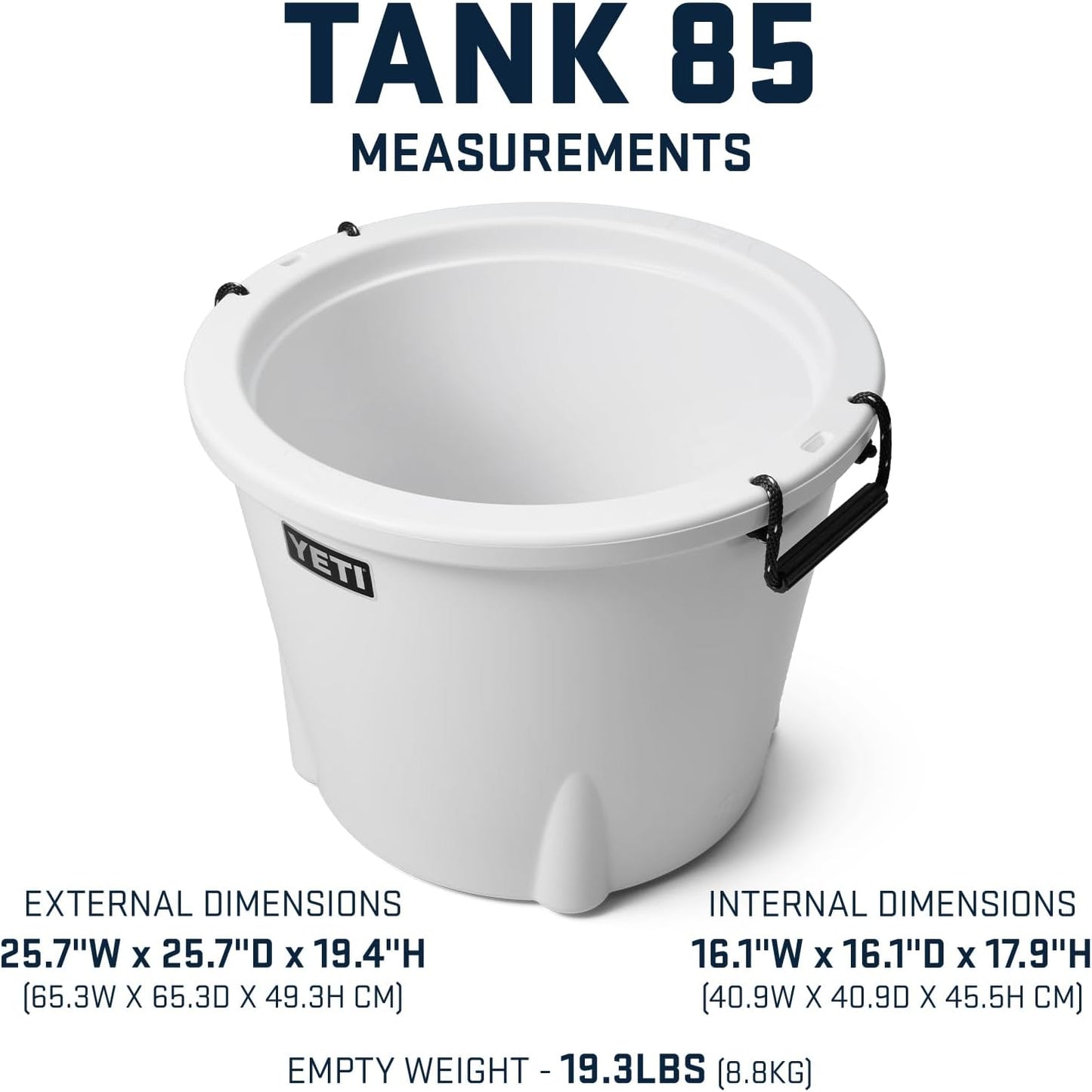 YETI Tank 45 Cooler - Durable Insulated Bucket for Outdoor Adventures