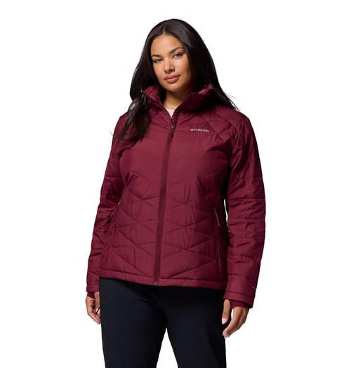Columbia Womens Heavenly Insulated Puffer Jacket, Rich Wine, Small