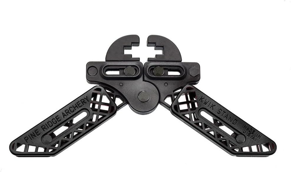 Pine Ridge Archery Kwik Stand Bow Support, Fit on Most Bow Limbs, Perfect for Ground or Box Blind Hunting