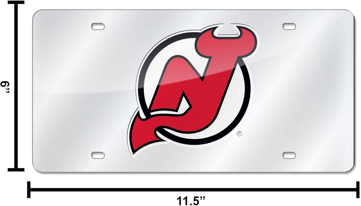 NHL Anaheim Ducks License Plate Tag - Laser Inlaid Metal Car Accessory