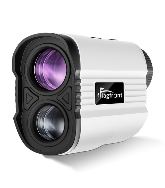 Flagfront Range Finder Golf Rangefinder with Slope,1100 Yards Golf Range Finder Magnetic, 6X Magnification with Flag Pole Lock Vibration for Golf Course