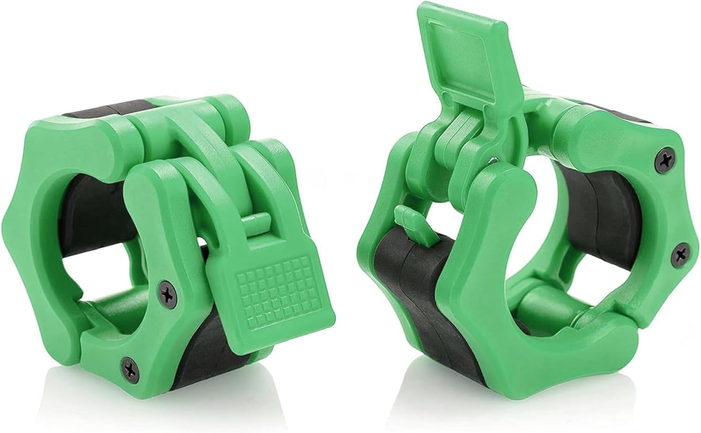 Olympic Barbell Collar 2 inch Quick Release Pair of Locking 2" Pro Weight Bar Plate Locks Clamp Clips for Workout Weightlifting Fitness Training