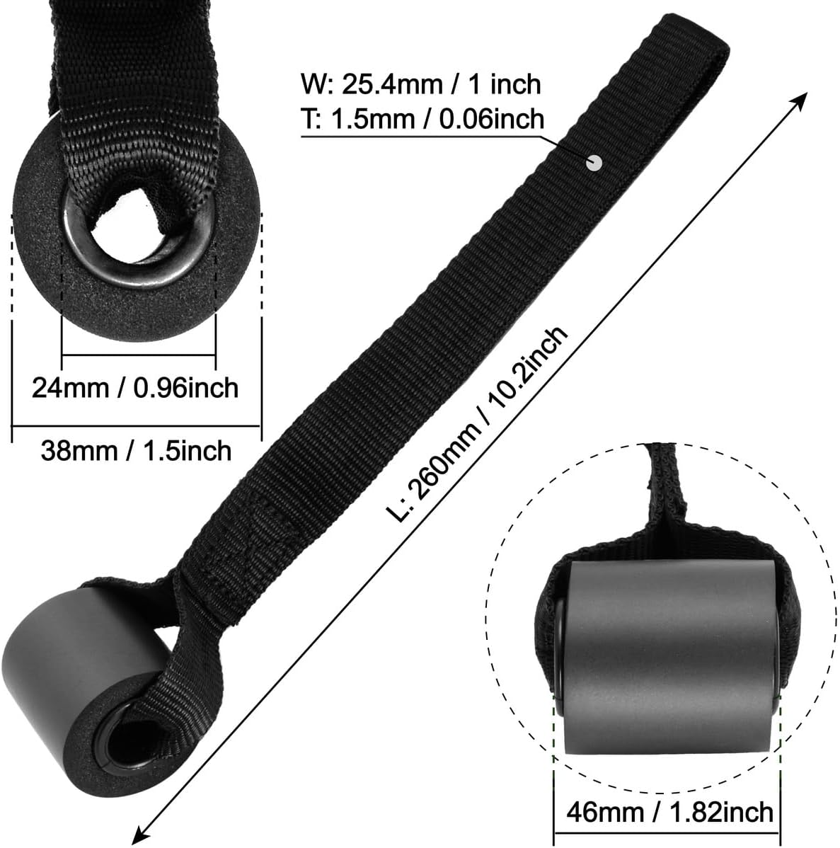Resistance Loop Exercise Bands Exercise Bands for Home Fitness, Stretching, Strength Training, Physical Therapy,Elastic Workout Bands for Women Men Kids