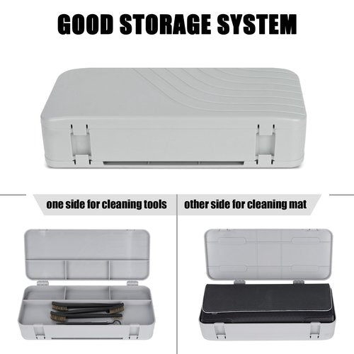 BOOSTEADY Gun Cleaning Mat 36 x 12”, Non-Slip Workbench Pad, Large Surface Gun Mat in Storage Box