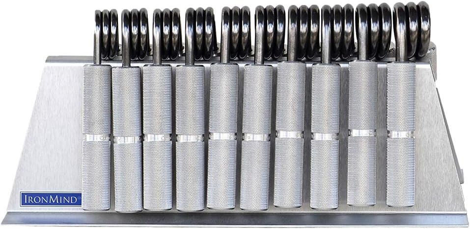 IronMind Captains of Crush Caddy – Large Rack for 11 COC Grippers | Grip Strength Organizer and Display Stand