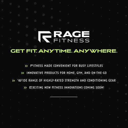 Rage Fitness Hand Weights, PVC Coated Steel, Texturized Rubber, Anti-Slip Grip - Dumbbell Set of 2 (5 lb), Strength Training Free Weights For Men, Women of All Ages