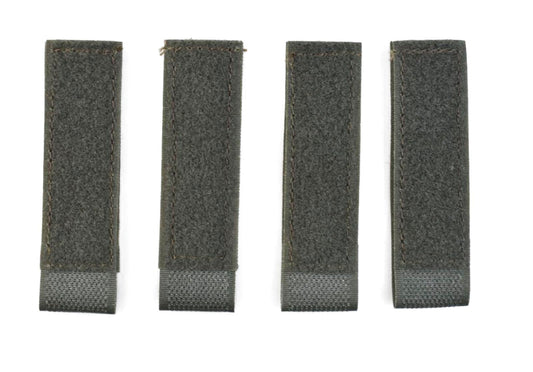 JFFCESTORE Hook&Loop Adapter Strips Tactical Morale Patches Panel Molle Strips Attachment for Tactical ID Patches Badges and Insignia Patches (Green)