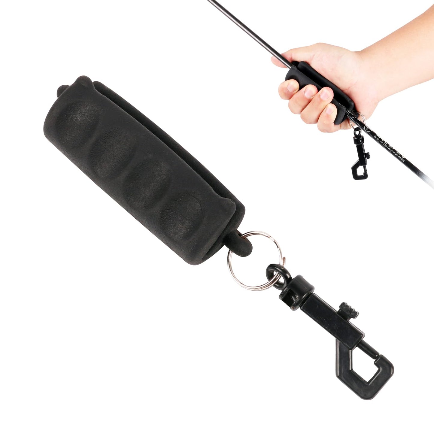 FENJANER Arrow Puller - Archery Target Remover Gripper - Hand Saver with Hanging Buckle for Hunting and Practice Shooting (Black)