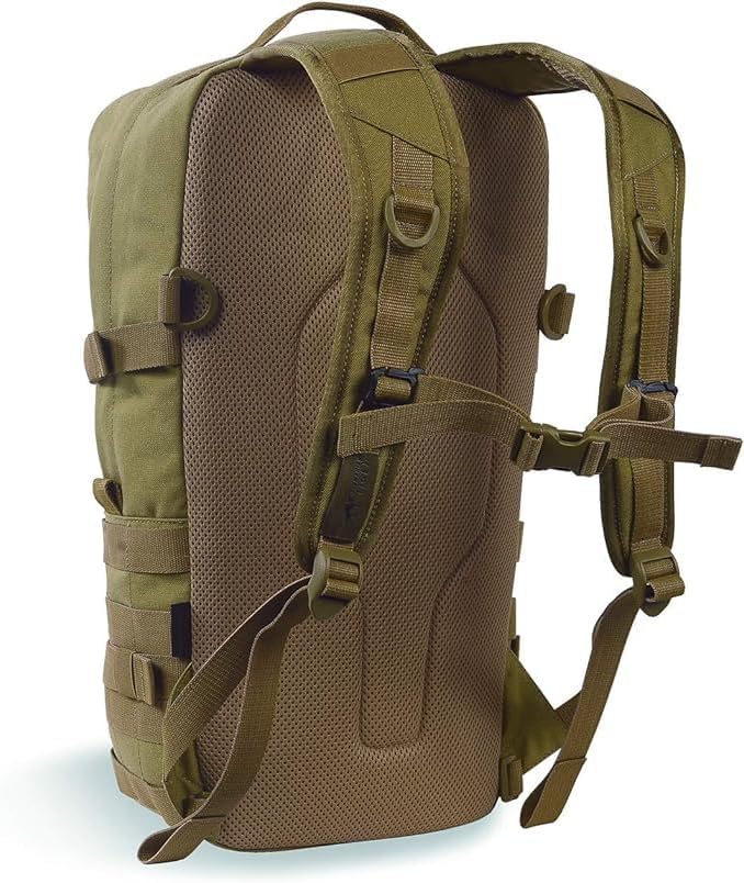 Tasmanian Tiger Essential Pack MKII Tactical Backpack - Molle System Equipped - Adjustable Sizing with 9-Liter Capacity, Black