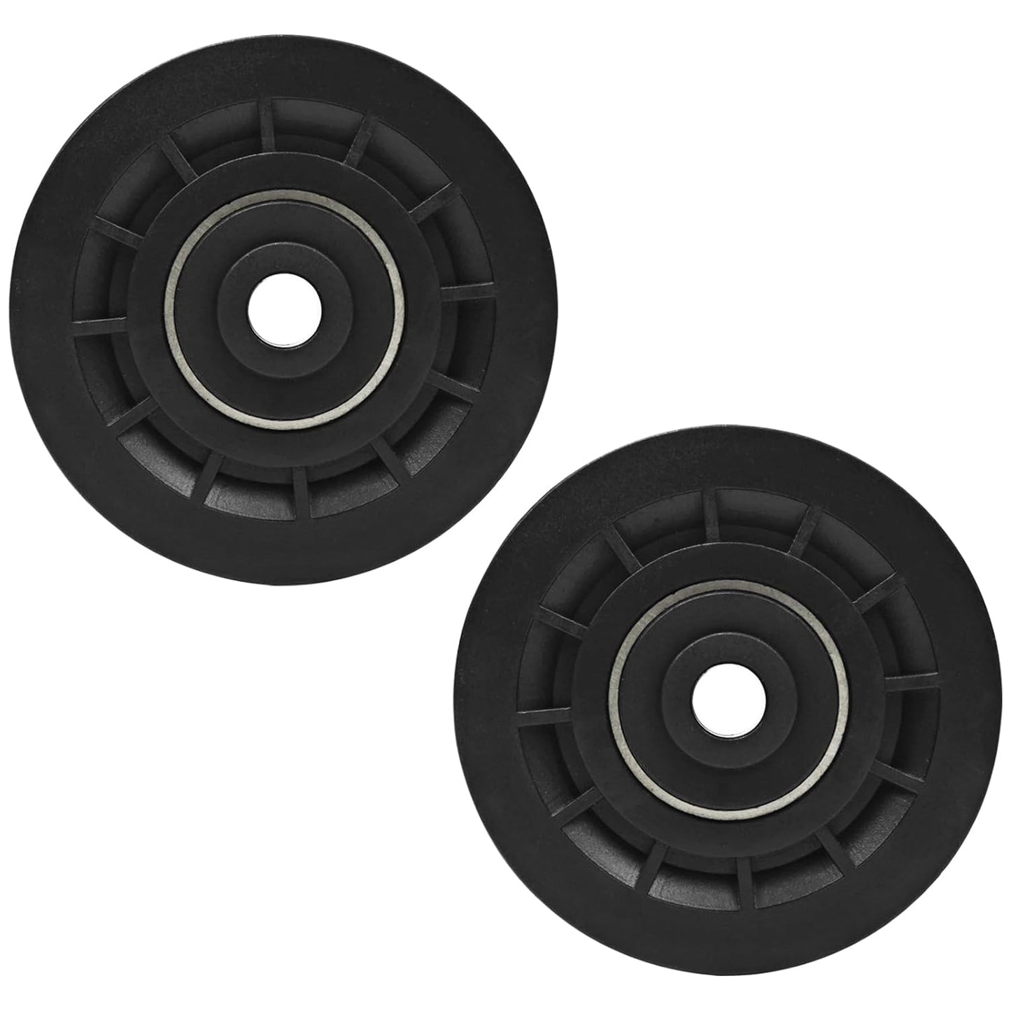 90mm(3.54inch) Universal Bearing Pulley Wheel for Cable Machine Gym Equipment Part Garage Door (2 PCS)