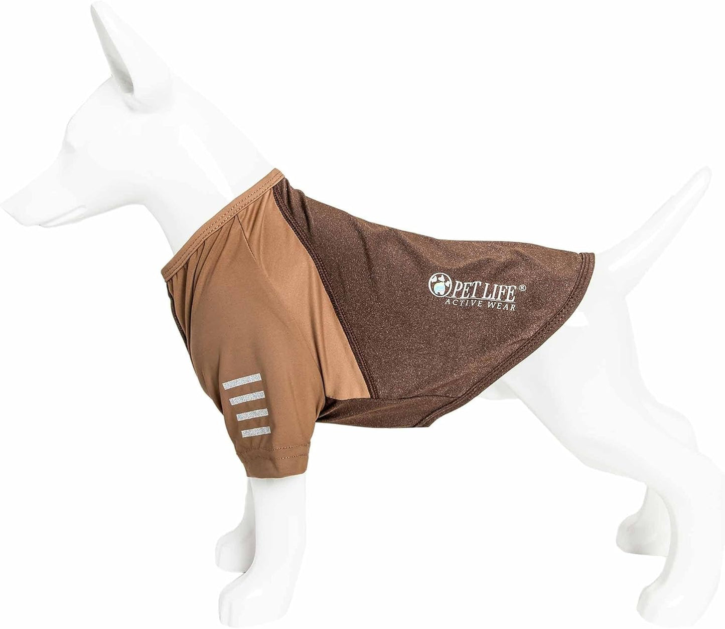Pet Life ® Active 'Hybreed' 4-Way Stretch Two-Toned Performance Dog T-Shirt X-Large
