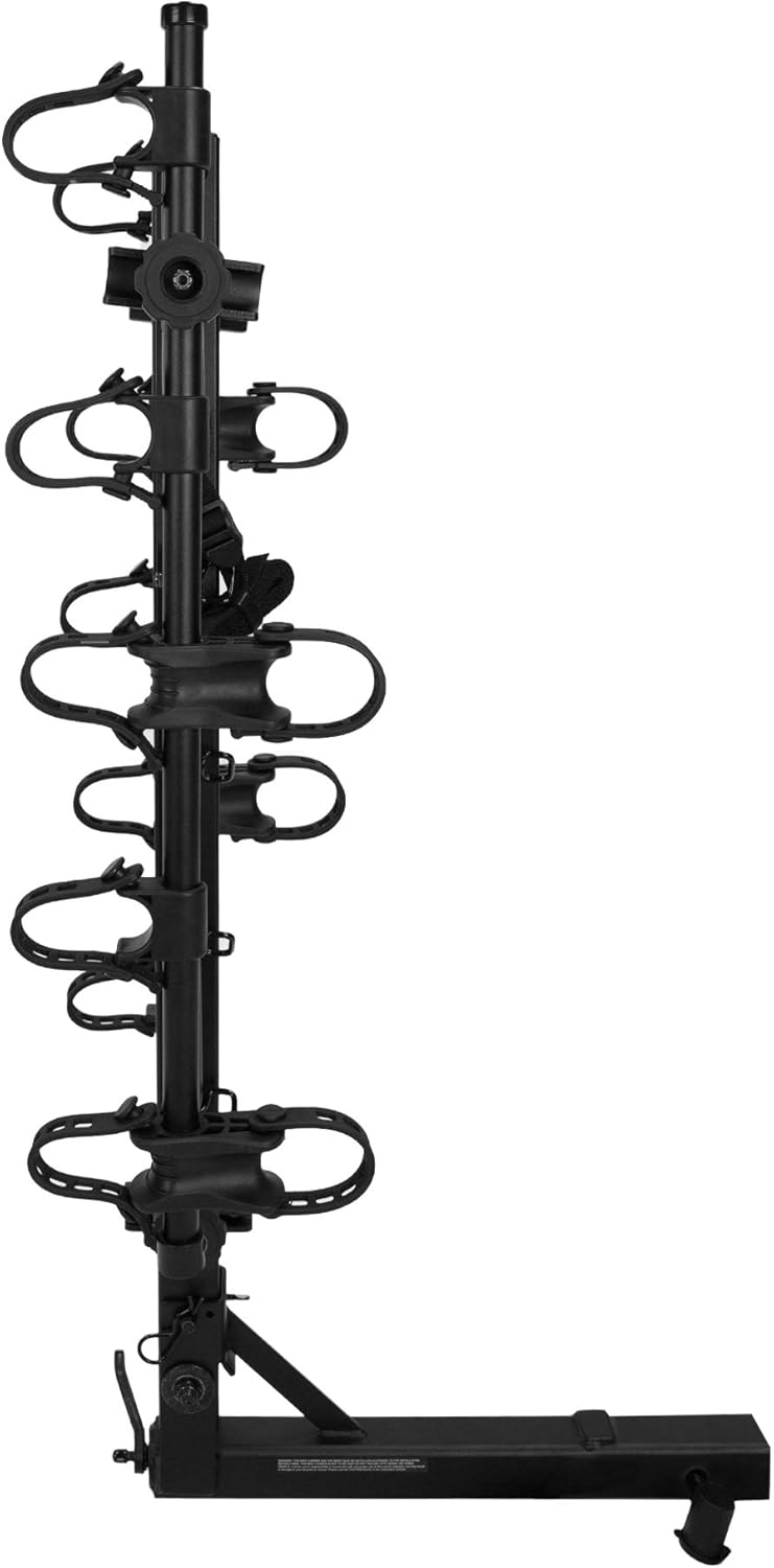 Hollywood Racks HR520 Road Runner 5-Bike Hitch Mount Rack (2-Inch Receiver),Black