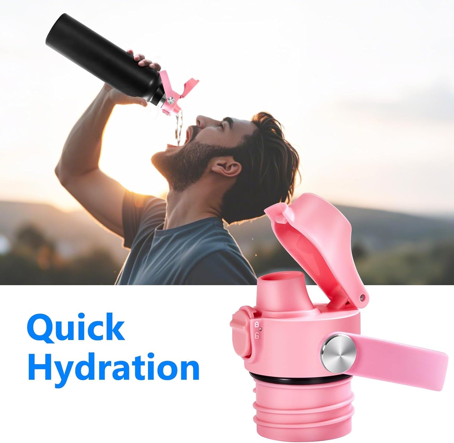 Hydro Flask Replacement Lid | BPA-Free Cap for Standard & Narrow Mouth Bottles