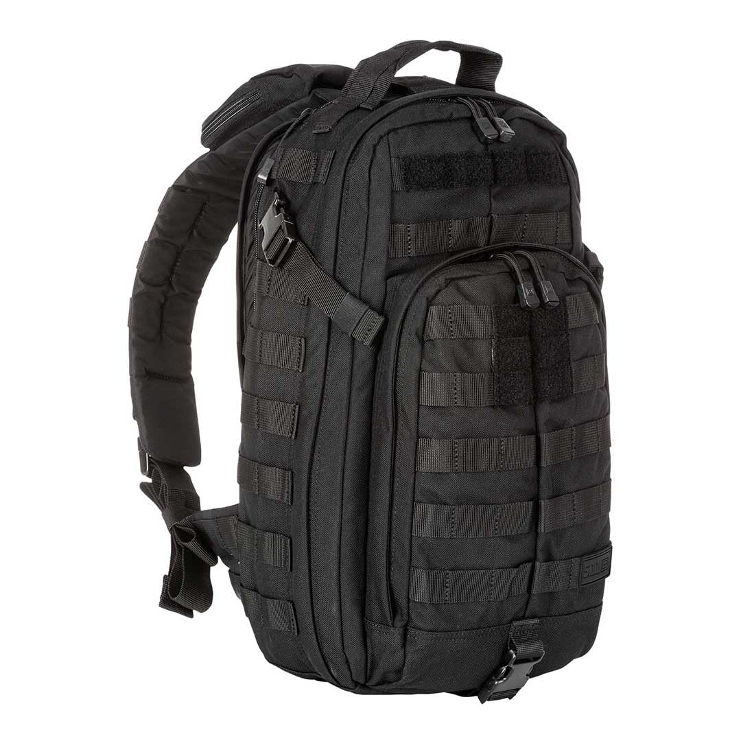 5.11 Tactical Sling Bag Pack MOAB 10, Shoulder Crossbody Military Bag, 18L, Black, Style 56964ABR
