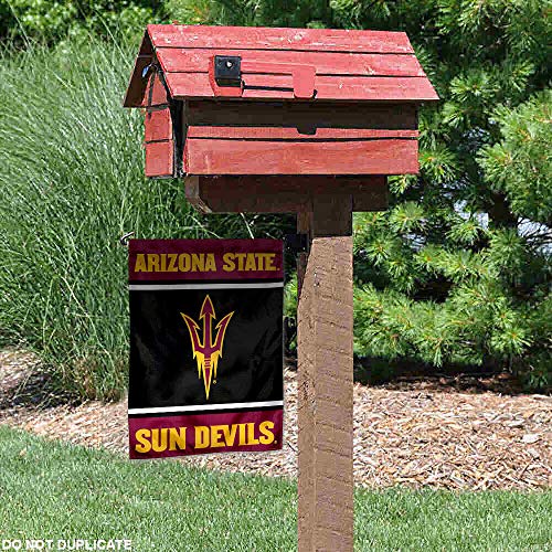 Arizona State Sun Devils Garden Flag - 13x18 Inch Double-Sided Polyester