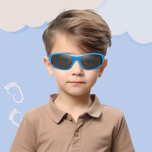 SooGree Kids Sports Polarized Sunglasses Cycling Baseball Shades Lightweight Frame UV400 Sunglasses for Boys Girls