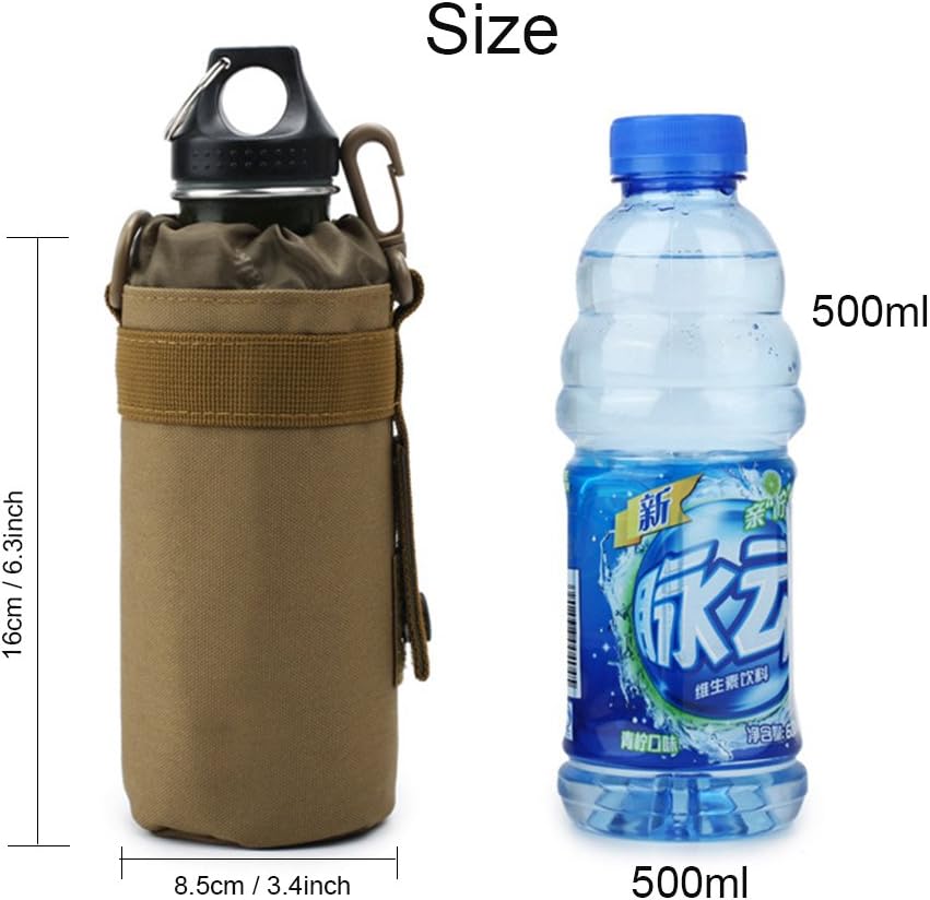 TEGOOL Water Bottle Sleeve Bag Bottle Holder Tactical Water Bottle Pouch (Camouflage Color)
