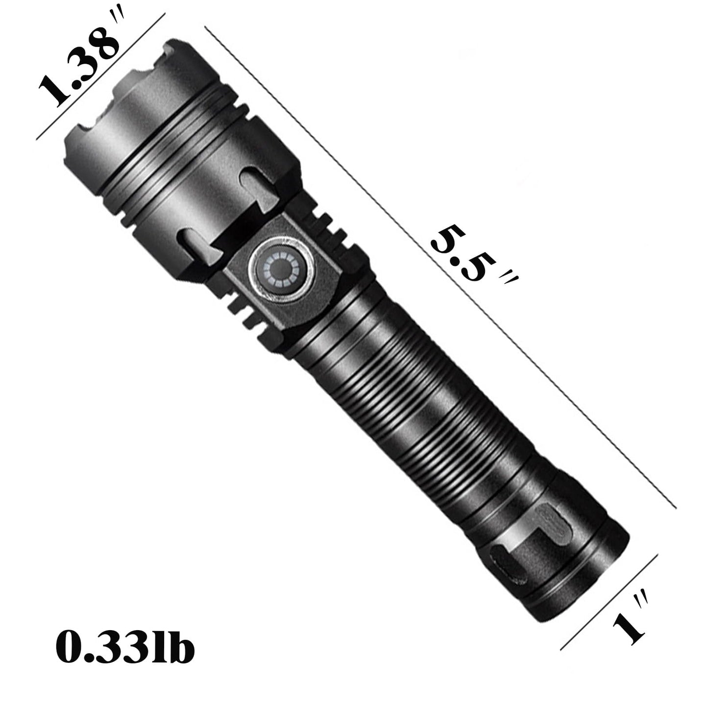 I0DO Rechargeable Blood Tracking Light for Night Hunting 2000 Lumens Blood Trail Tracking Flashlight Gifts for Hunter (Blood Finder Light)