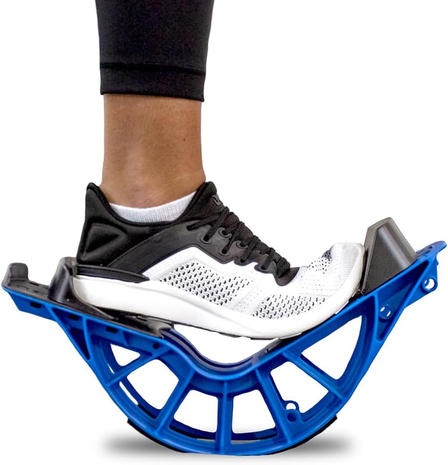 ProStretch Plus Customizable/Adjustable Calf Stretcher and Foot Rocker for Plantar Fasciitis, Achilles Tendonitis, and Tight Calves, Made in USA