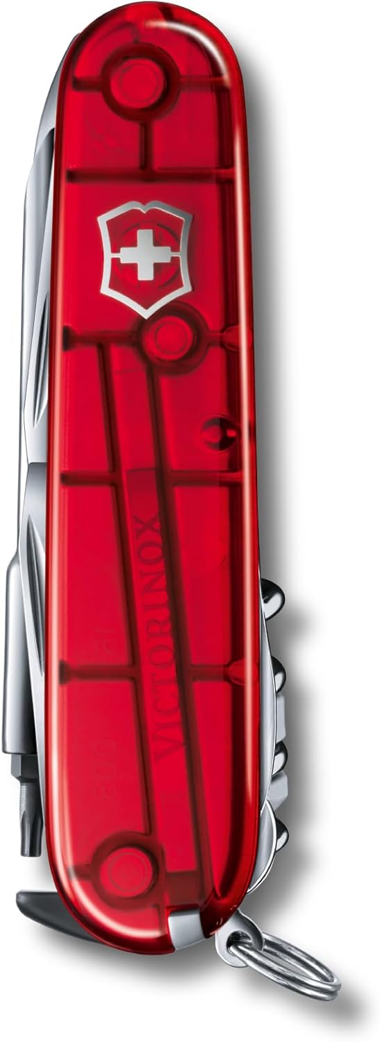 Victorinox - Cybertool 34 Swiss Army Knife (Translucent Red) 17725