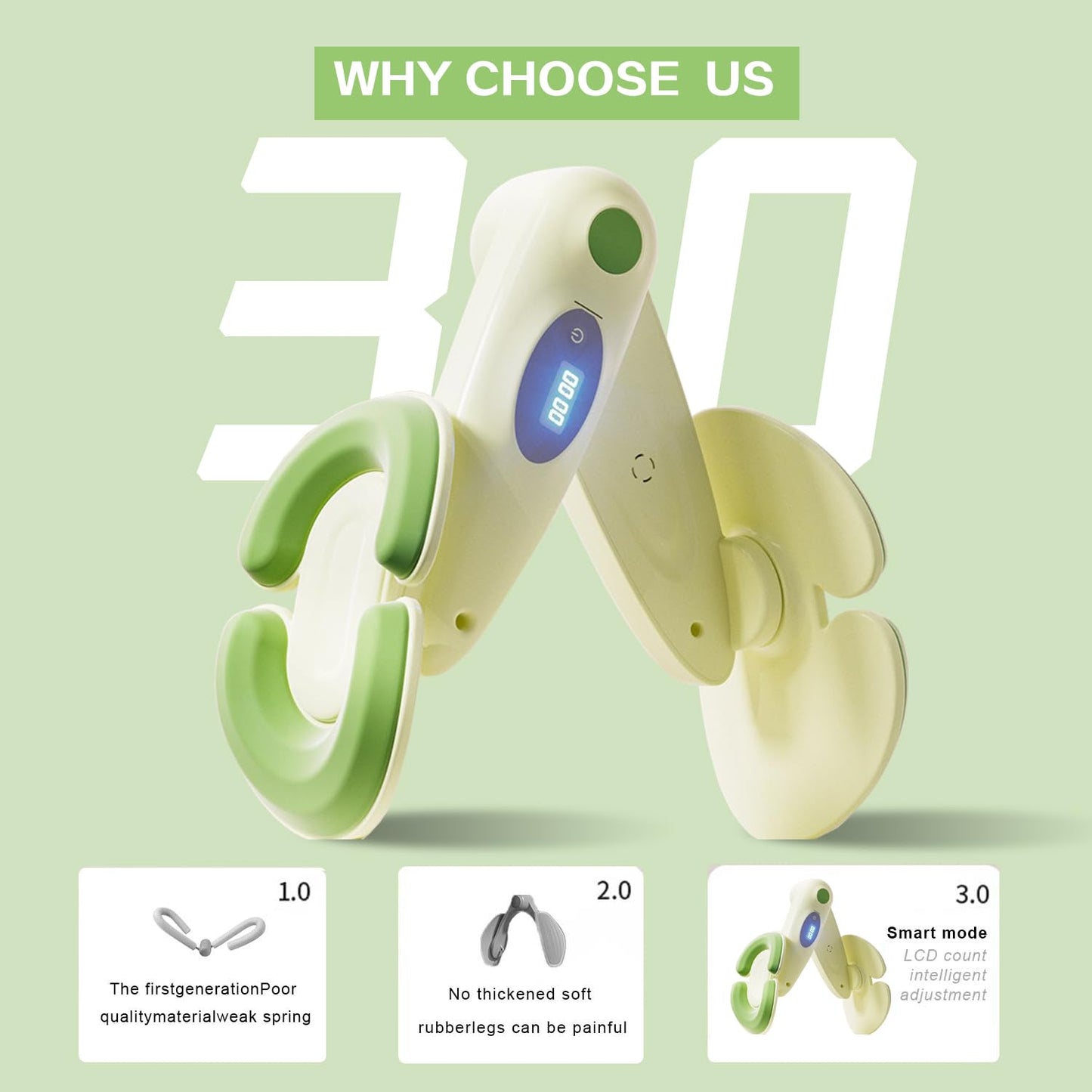 Evocifu Kegel Exerciser,Pelvic Floor Muscle Traine,Kegel Trainer for Postpartum Rehabilitation,Inner Thigh Exerciser Specially Designed for Women