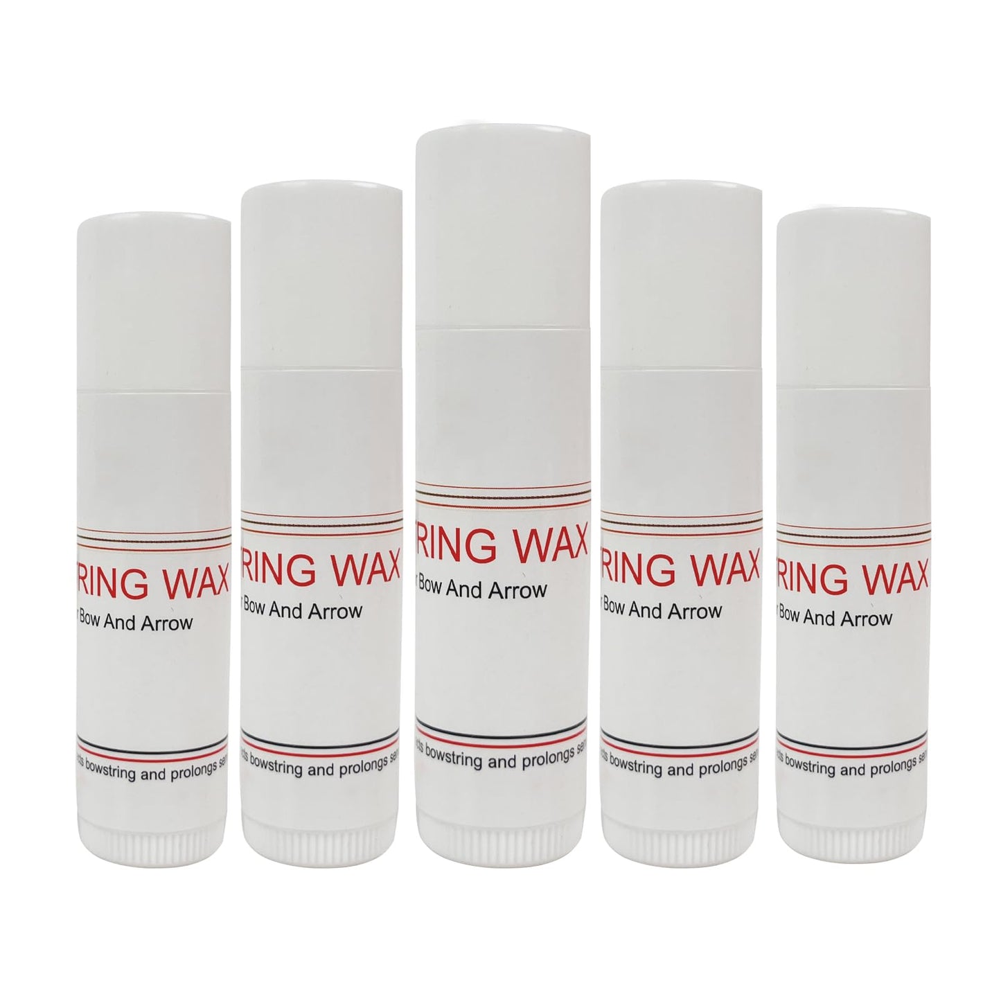 - QI HUO JU - 5 Pieces Bow String Wax, Protective Bowstring Waterproof Rail Lube for Crossbow Recurve Compound Bow, Archery Bowstring Wax Reduce Friction and Prevent Fraying (White)