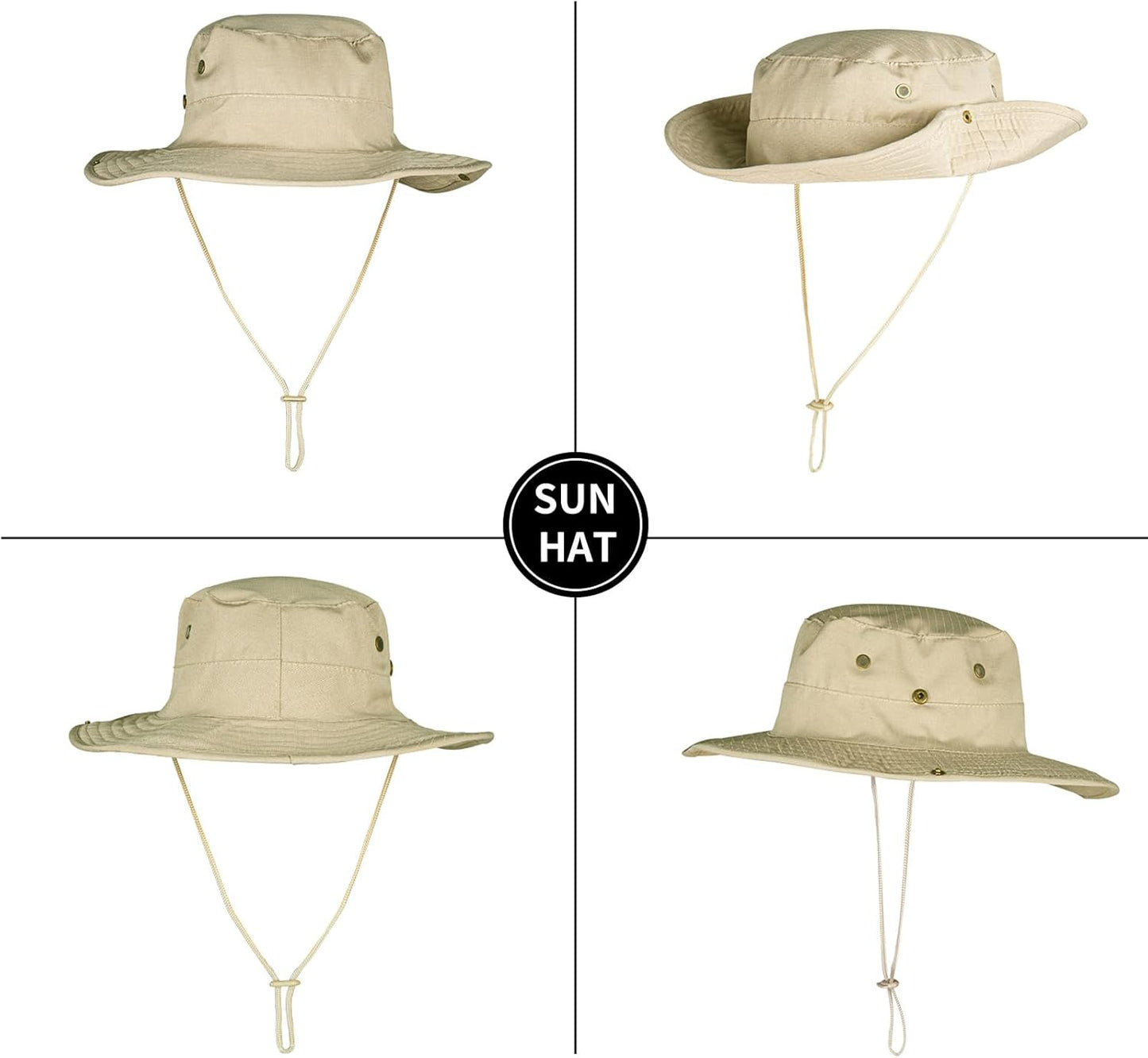 UPF 50+ Sun Hat | Foldable Boonie Hat for Men & Women | Fishing & Hiking