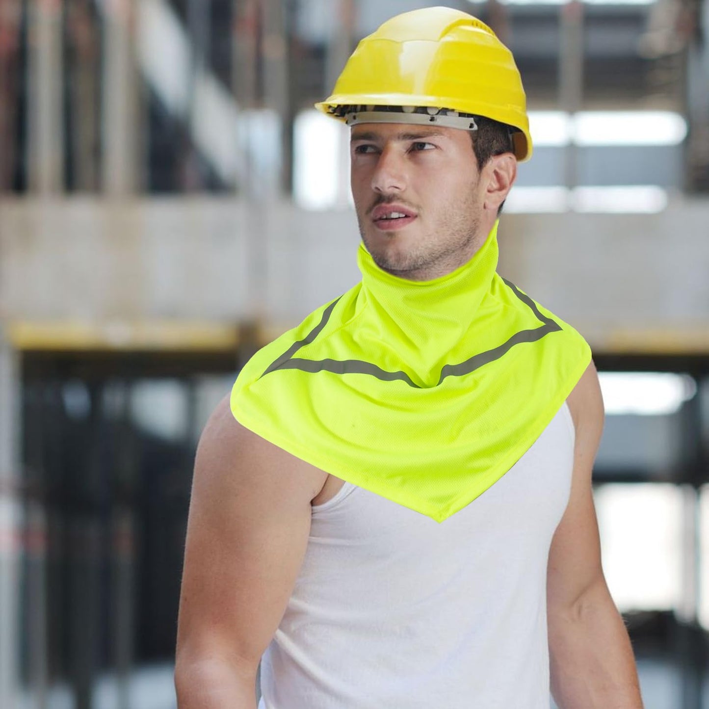 4Pcs Balaclava Summer Sun Protection Face Mask,Breathable Windproof Long Face Cover with Reflective Stripe,Cooling Motorcycle Fishing Sun Mask Men Women